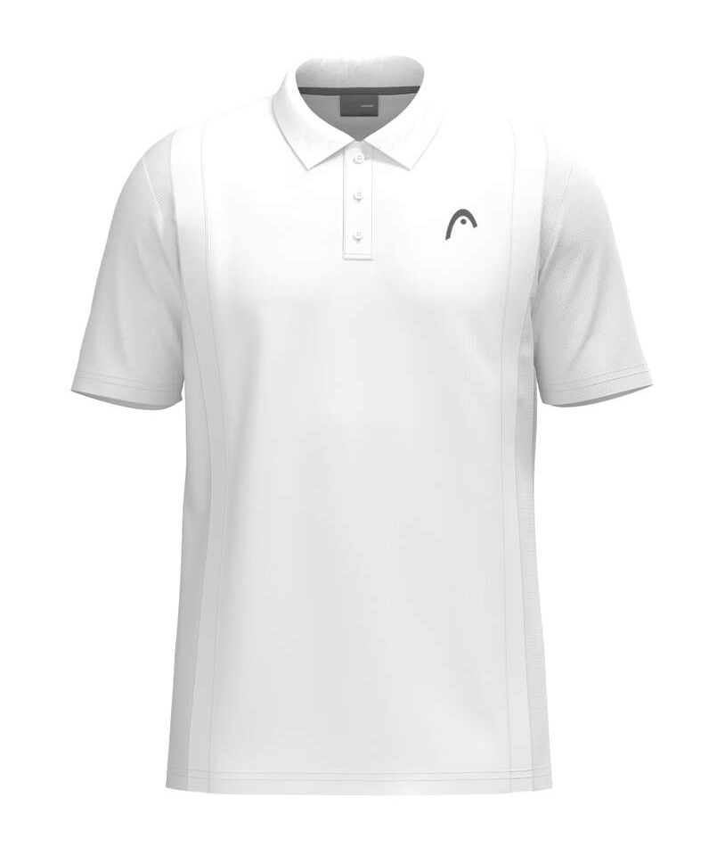 HEAD CLUB 25 TECH POLO MEN WH