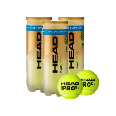 HEAD PADEL PRO S + BALLS 3 tubes
