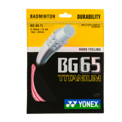 YONEX BG-65 TI SET PINK