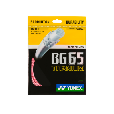 YONEX BG-65 TI SET PINK
