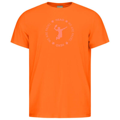 HEAD WE ARE PADEL T-SHIRT MEN ORANGE