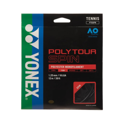 YONEX POLY TOUR SPIN 1.25 BLK
