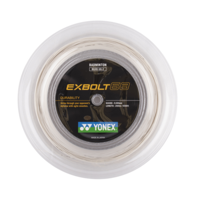 YONEX EXBOLT 68 200m WHITE